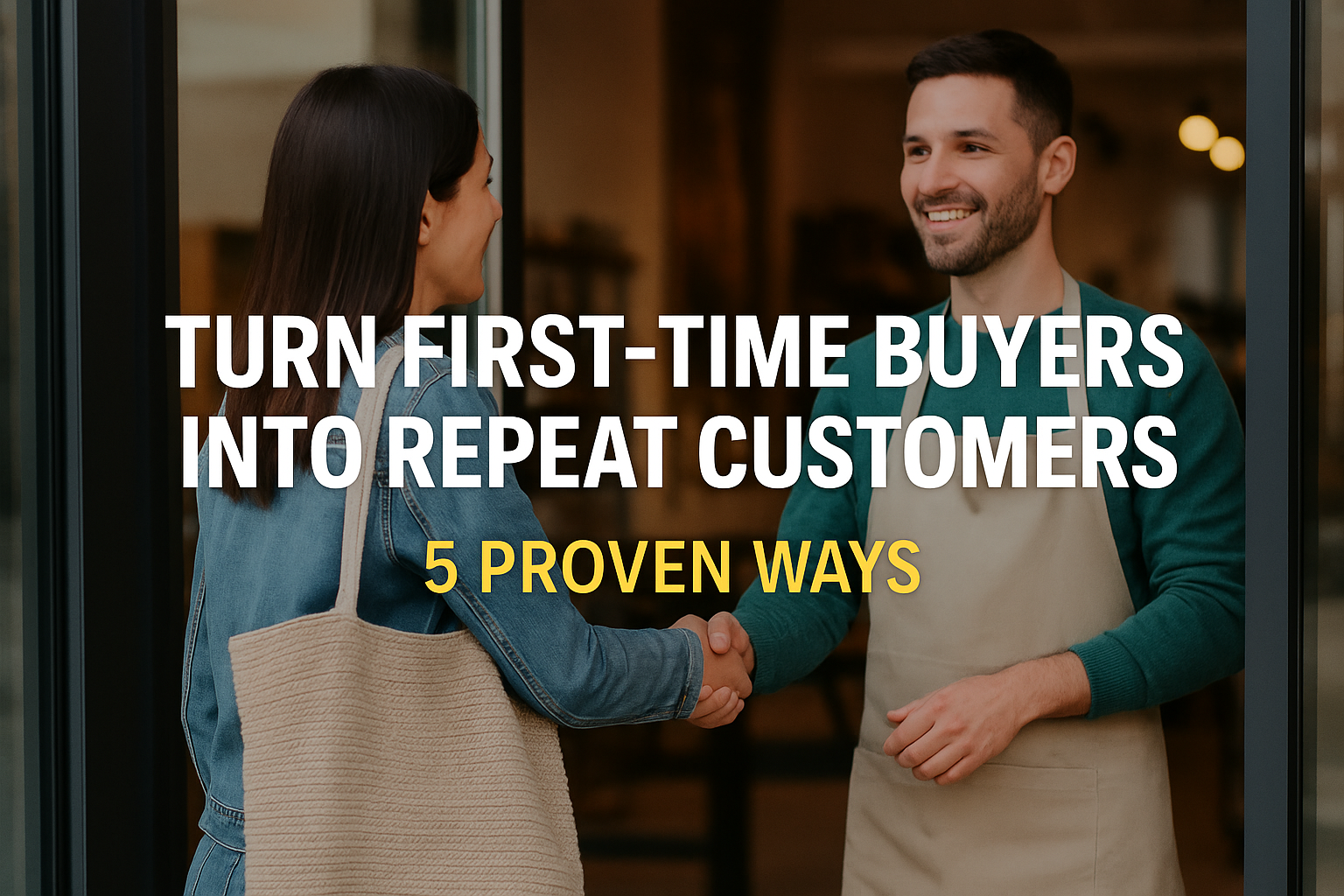 5 Ways to Turn First-Time Buyers Into Repeat Customers